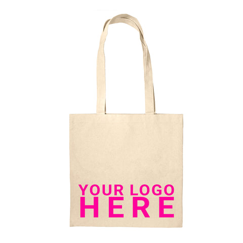 Custom Branded Canvas Tote Bag - Medium