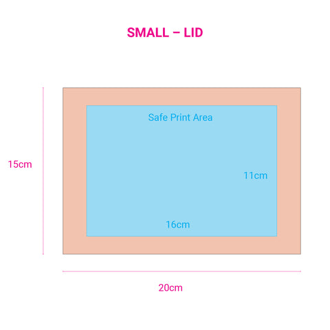 Image of Custom Branded Small Peach Magnetic Gift Box