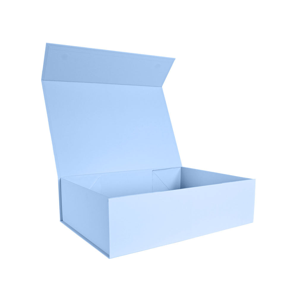 Custom Premium Magnetic Gift Box Blue - Large
