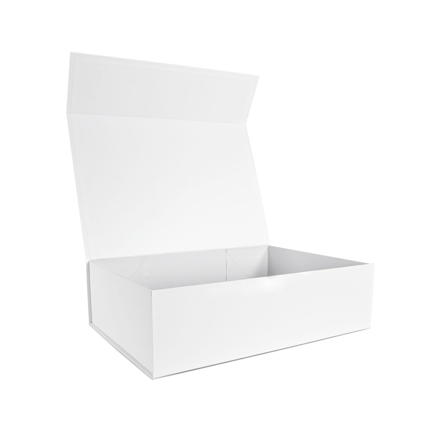 Empty Large custom printed White Gift Box | NEON Packaging