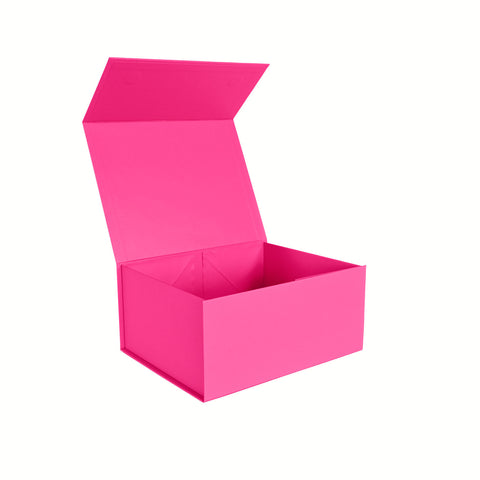 Custom Premium Magnetic Gift Box Neon Pink - Medium