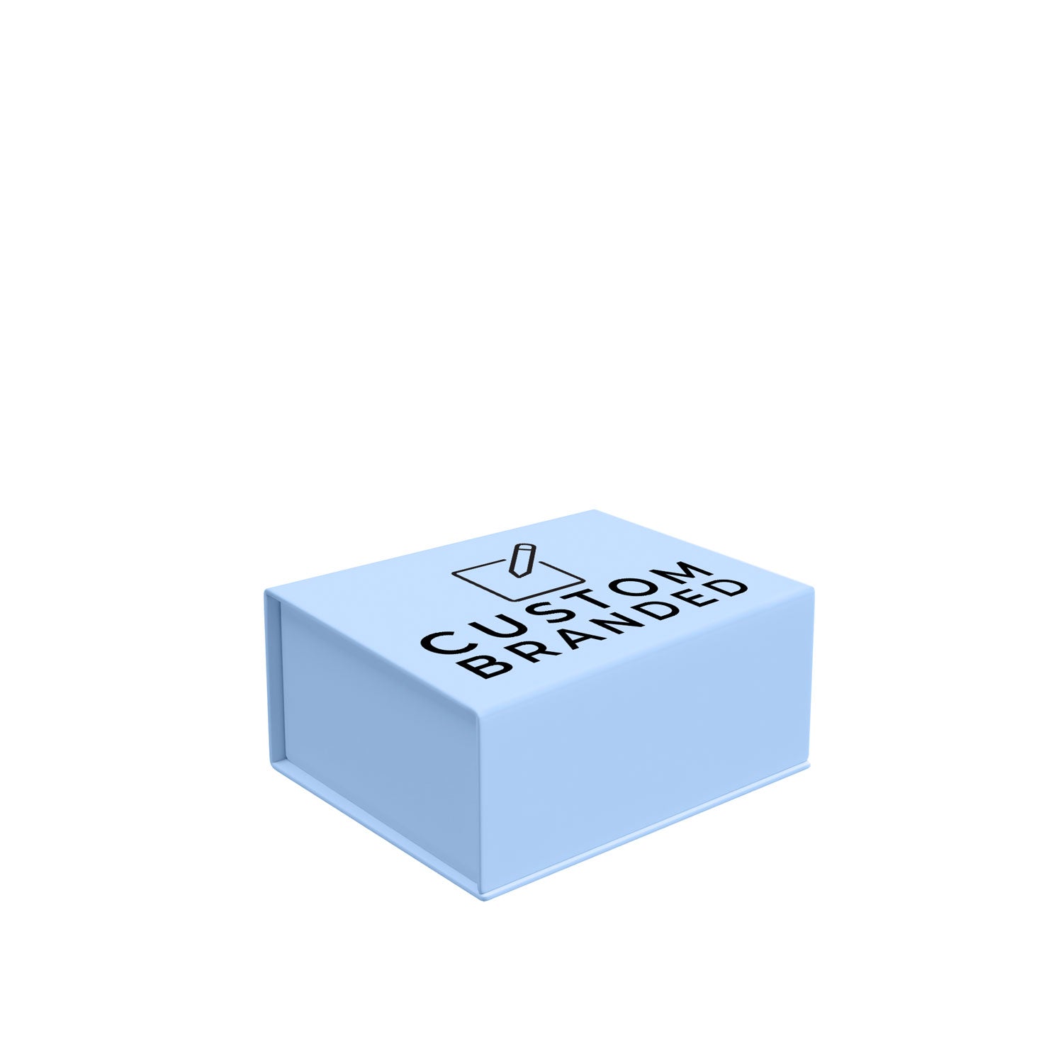 Custom Premium Magnetic Gift Box Blue - Medium