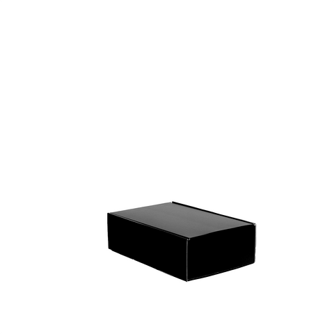 Image of Two Bottle Wine Box With Insert - Black