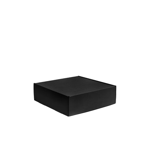 Image of Three Bottle Wine Box With Insert - Black