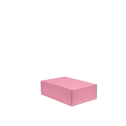 Image of Two Bottle Wine Box With Insert - Pastel Pink