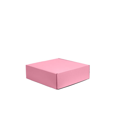 Image of Three Bottle Wine Box With Insert - Pastel Pink