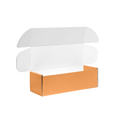 Image of empty one-bottle orange wine box