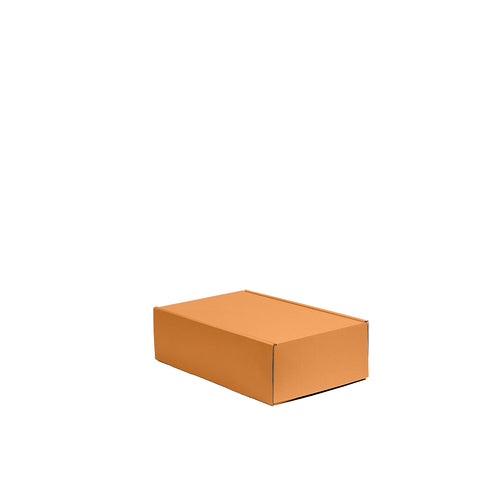Image of Two Bottle Wine Box With Insert - Orange