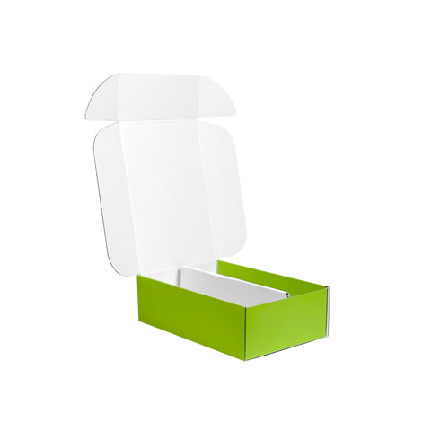 Image of Two Bottle Wine Box With Insert - Green