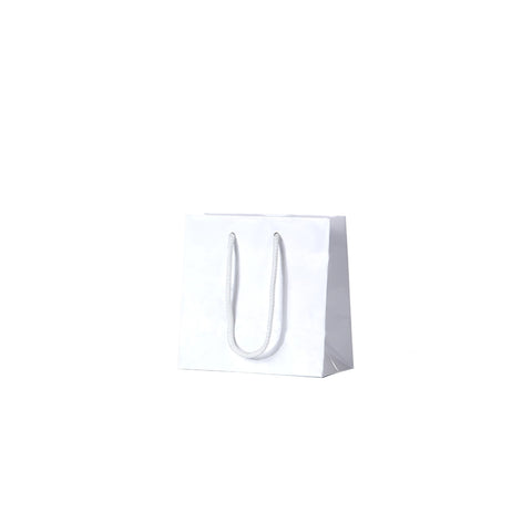Image of White Gloss Carry Bags - Petite