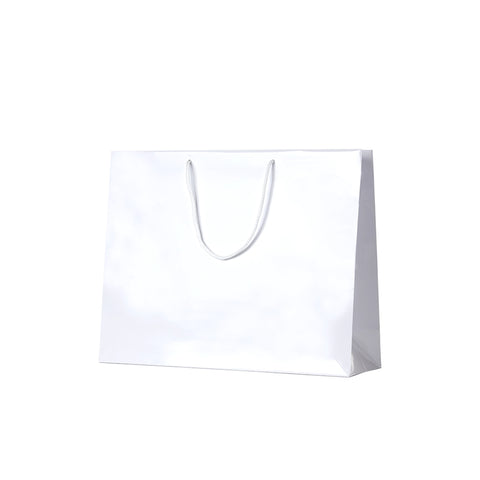 Image of White Gloss Carry Bags - Extra Large
