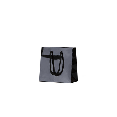 Image of Black Gloss Carry Bags - Petite
