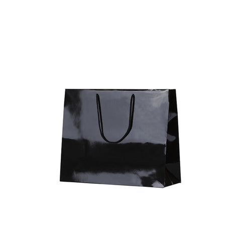 Image of Black Gloss Carry Bags - Medium