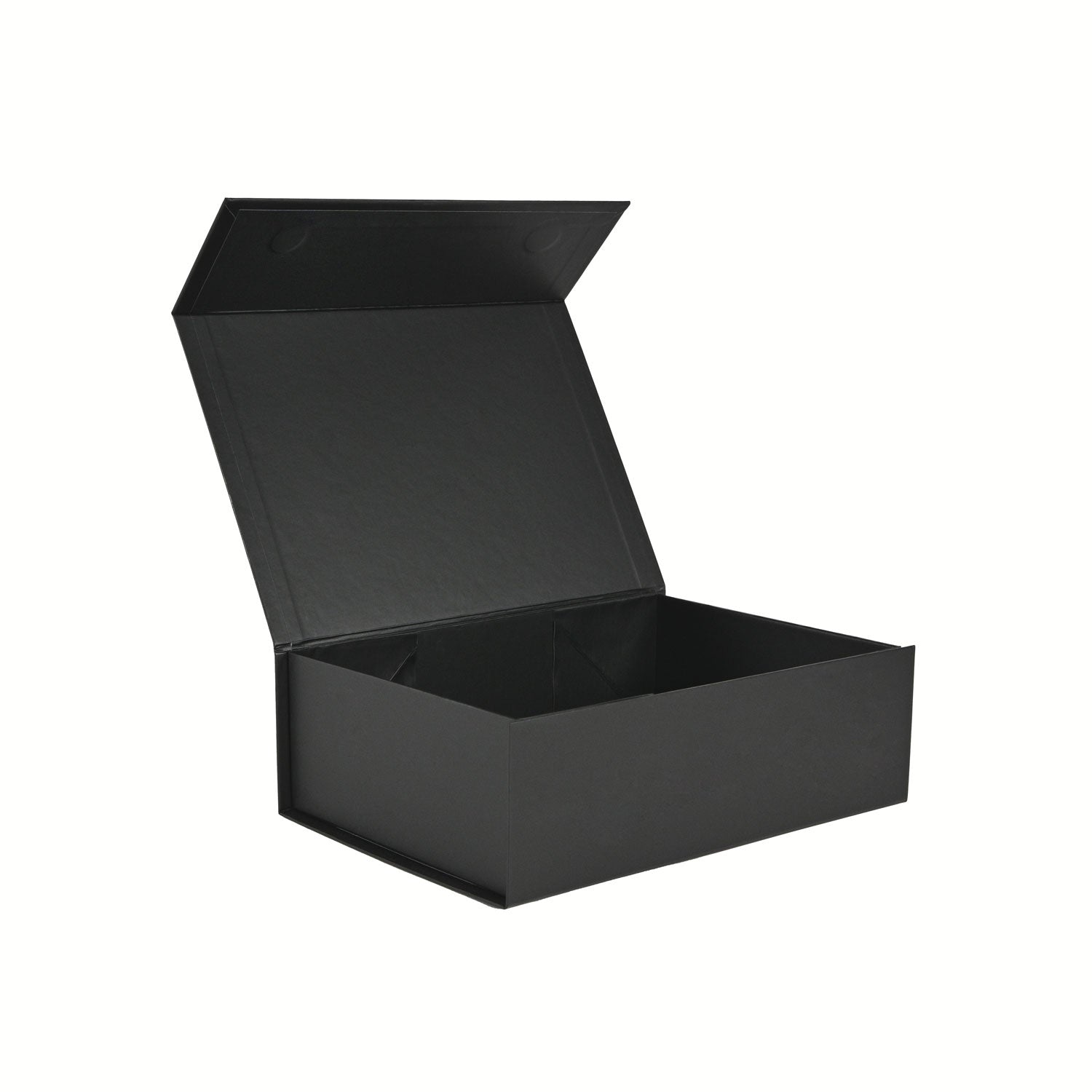 Small black magnetic gift box that can be personalised | NEON Packaging