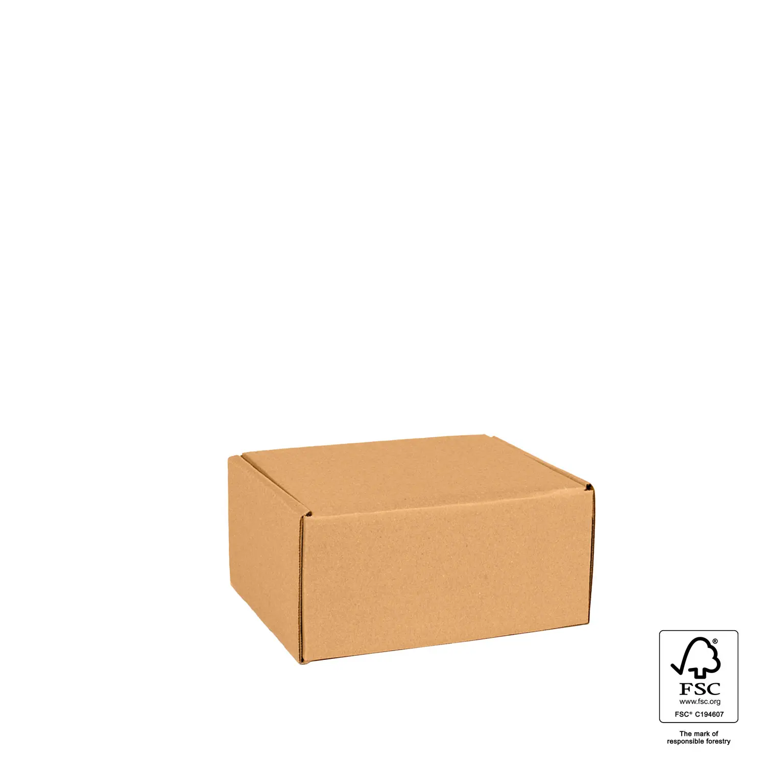 close brown small mailing box | NEON packaging