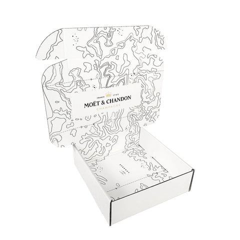 Image of Custom Printed White Mailing Box