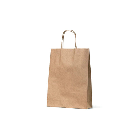 NEON - Brown Kraft Paper Bag - Small Portrait