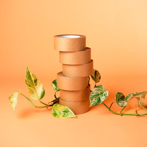 Image of Brown Kraft Eco Tape is made from FSC certified paper, supporting sustainable forests and protecting wildlife.