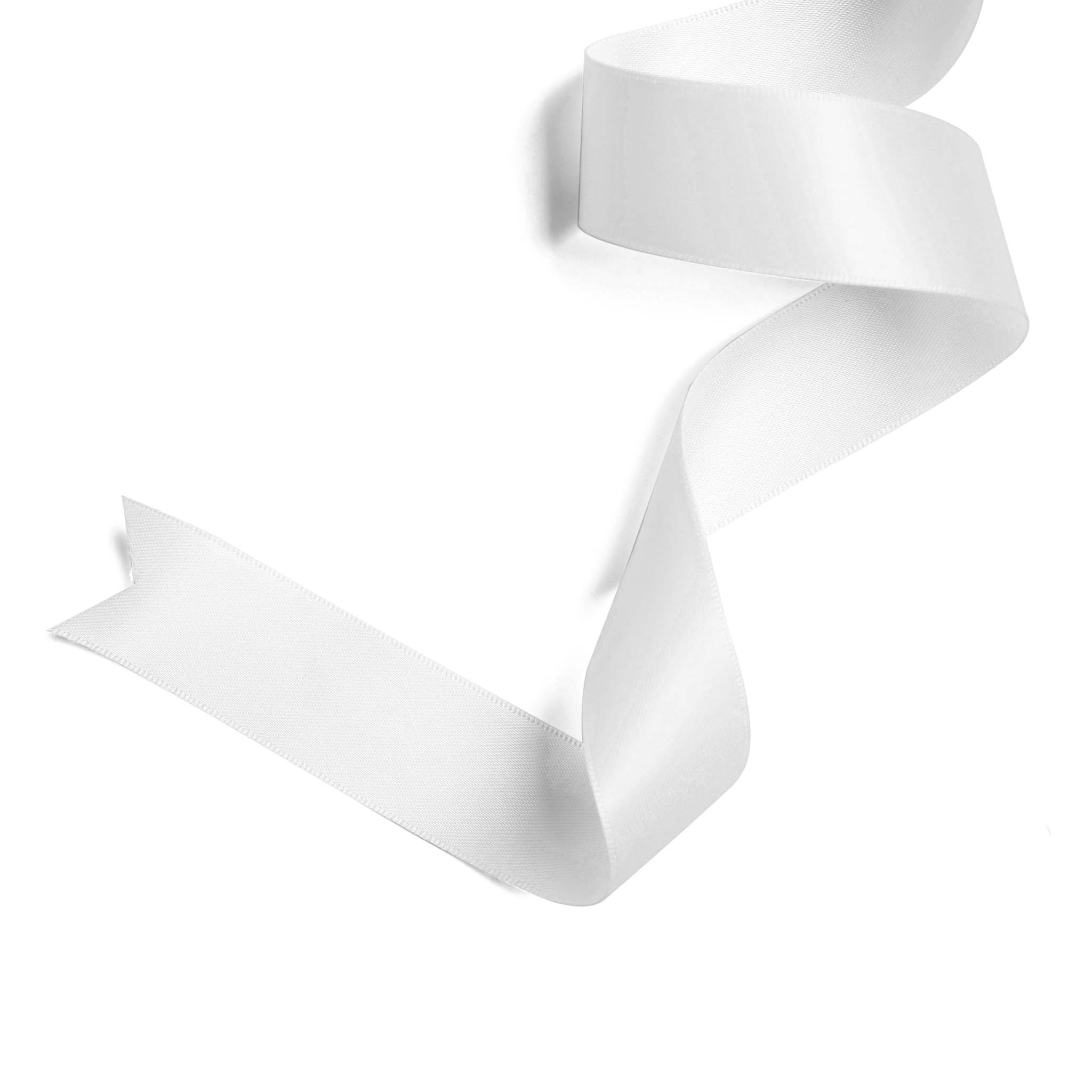 White Satin Ribbon  NEON eCommerce Packaging