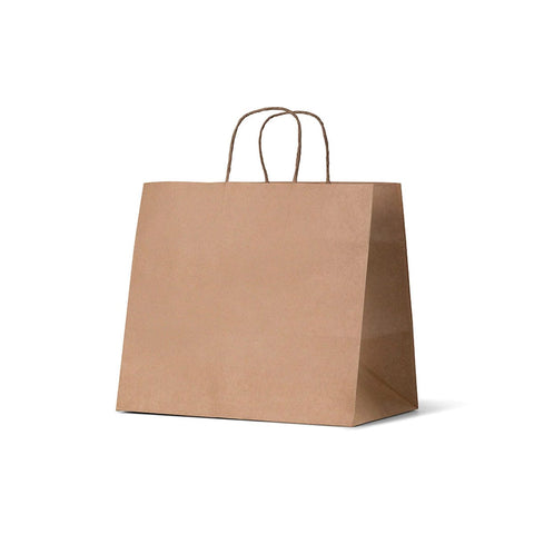 Image of NEON - Brown Kraft Paper Takeaway Bag - Large