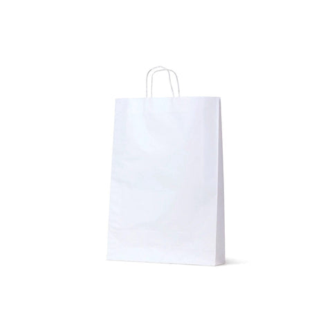 Image of NEON - White Kraft Paper Bag - Medium Portrait