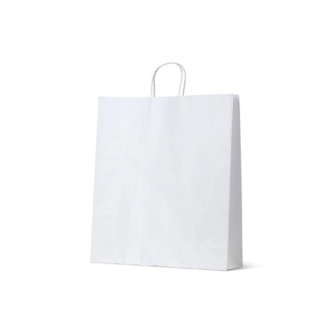 Image of NEON - White Kraft Paper Bag - Large Portrait