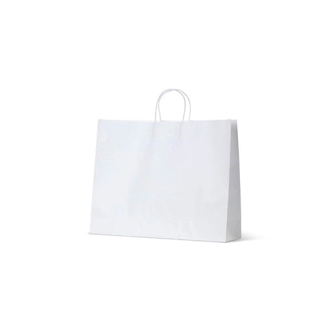 Image of NEON - White Kraft Paper Bag - Medium Boutique