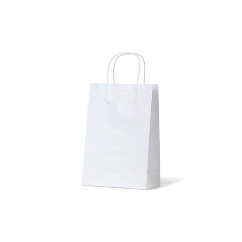 Image of White Kraft Paper Bag - XS Portrait
