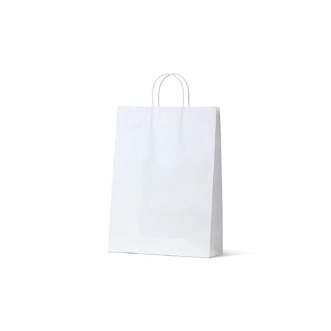 Image of White Kraft Paper Bag - S/M Portrait