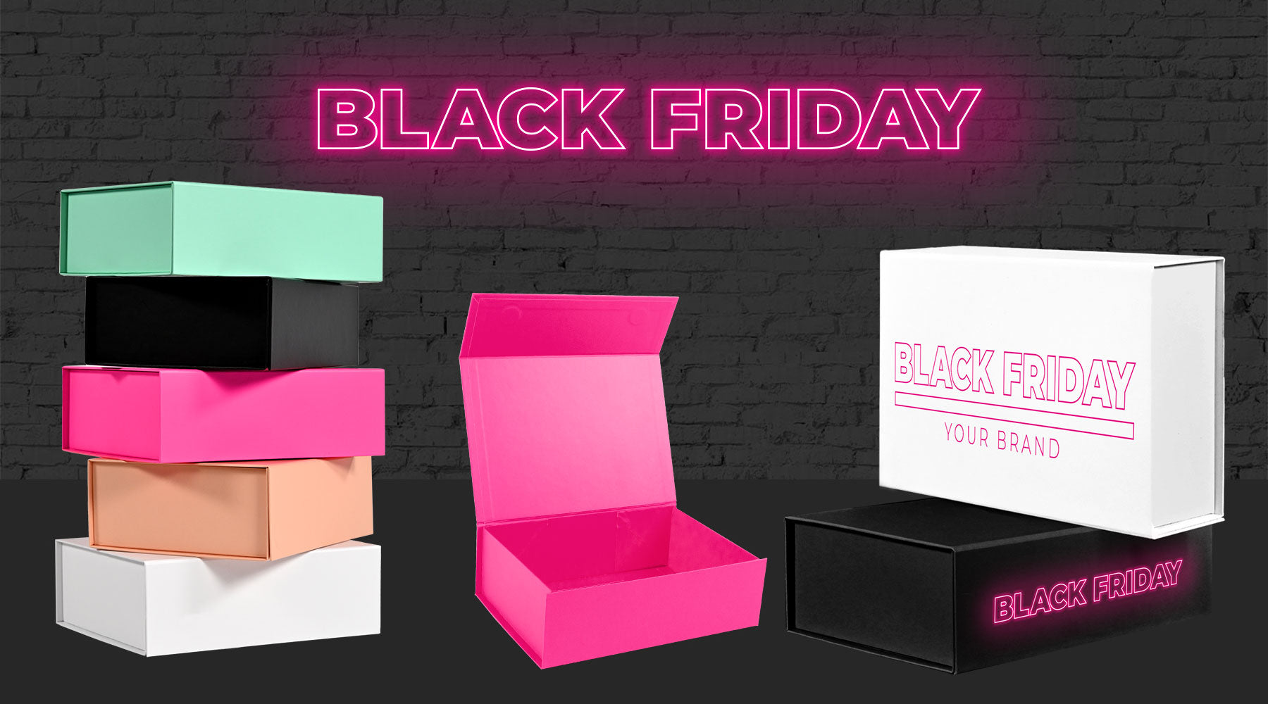 Our packaging Boxes for Black Friday!