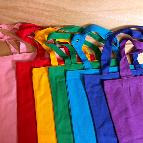Image of 12 oz Canvas Tote Bag Plain - Chocolate Brown