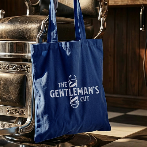 Image of 12 oz Canvas Tote Bag Plain - Sky Blue
