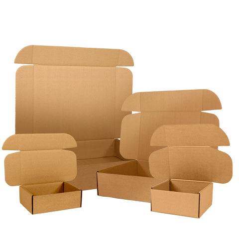 Image of Self-Locking Mailer Boxes Restock Bundle - Brown