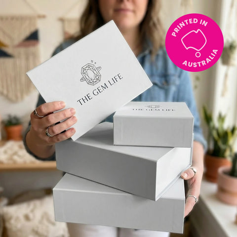 Image of Custom Branded Medium White Magnetic Gift Box