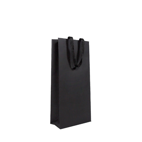 Black Double Premium Paper Wine Bag