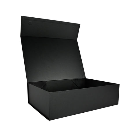 Large sleek magnetic balck gift box, perfect for special occasions | NEON Packaging