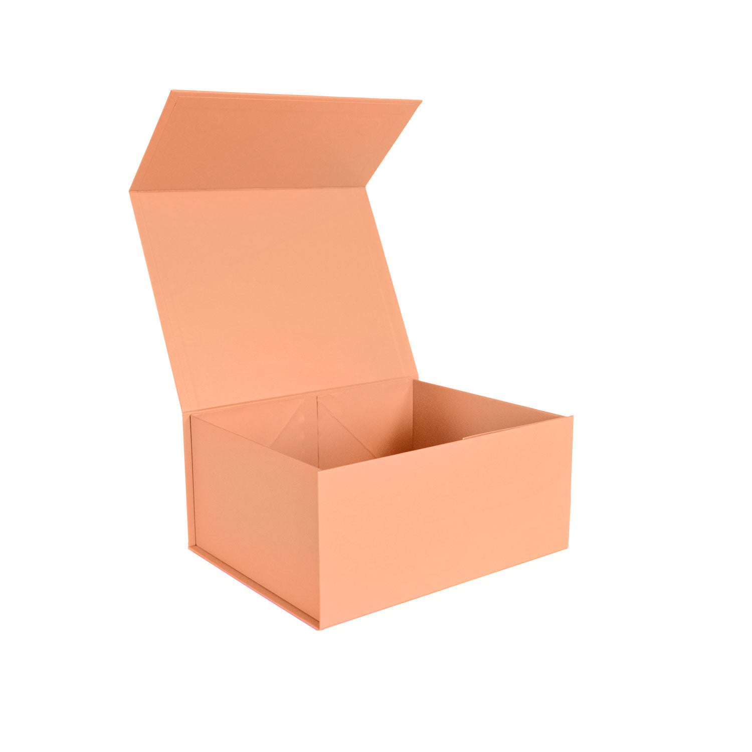 Empty Peach Medium Gift Box - NEON Packaging