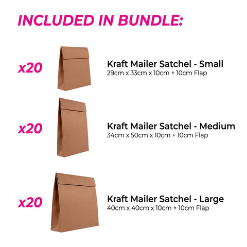 Image of Mailing Satchels Bundle
