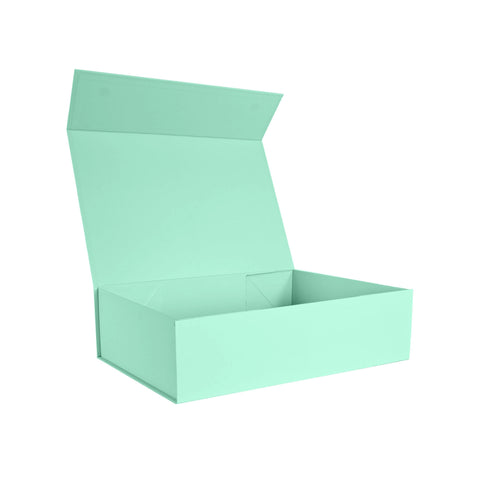 Custom branded large green gift boxes for e-commerce businesses in Australia. Perfect for premium products and gifting.
