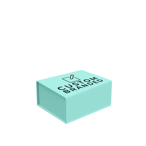 Custom Premium Magnetic Gift Box Mint Green - Medium