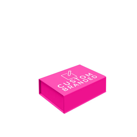 Custom Premium Magnetic Gift Box Neon Pink - Small