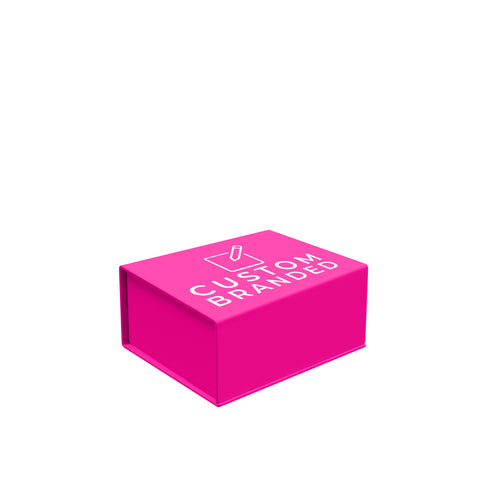 Custom Premium Magnetic Gift Box Neon Pink - Medium