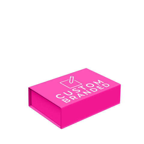 Custom Premium Magnetic Gift Box Neon Pink - Large