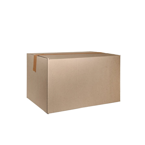 Image of Brown cardboard box on a white background