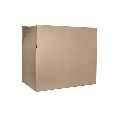 Image of Brown cardboard box on a white background