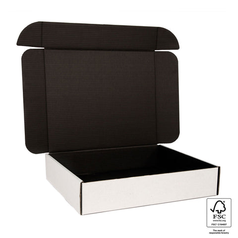 Self-Locking Mailing Box Black - Extra Large