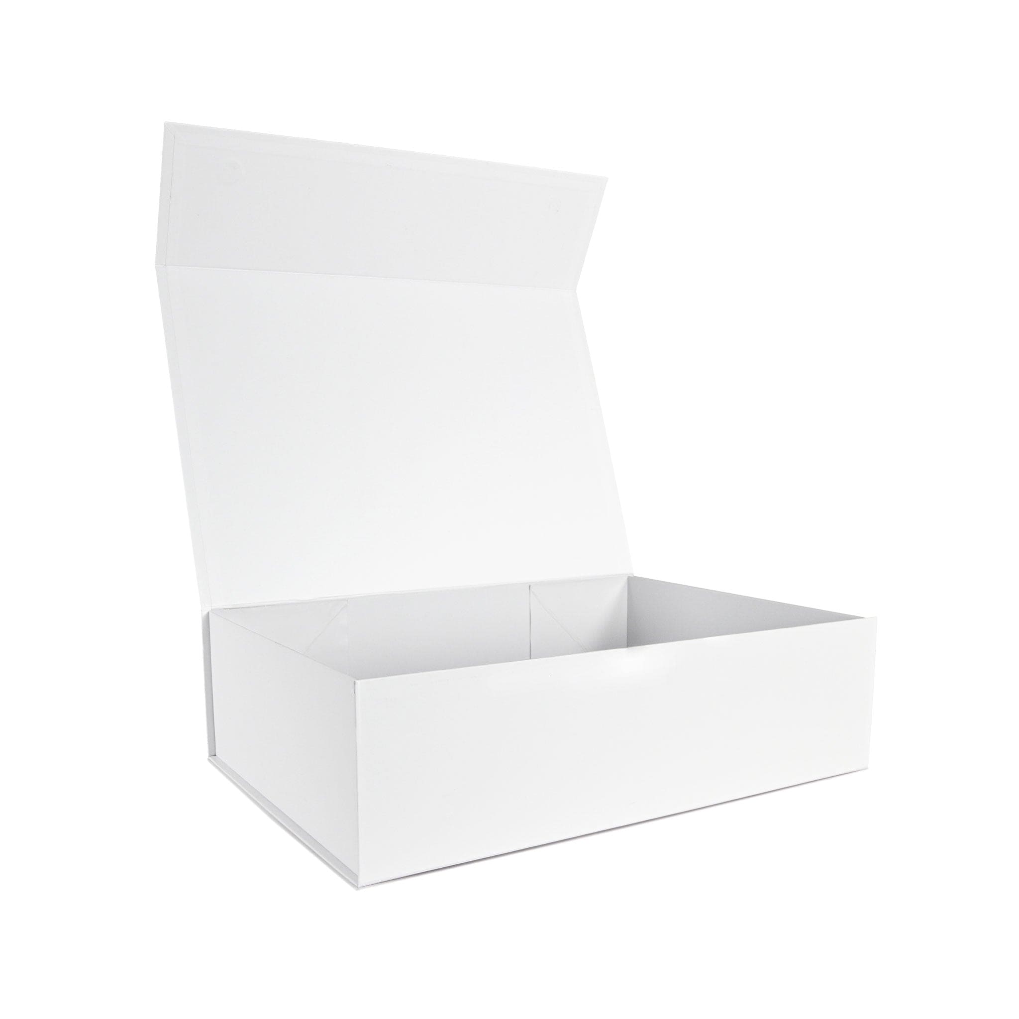 Empty Premium Magnetic White Gift Box - Large - NEON Packaging