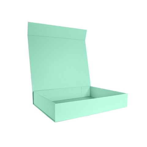 Custom Premium Magnetic Gift Box Mint Green - Extra Large