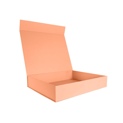 Custom Premium Magnetic Gift Box Peach - Extra Large
