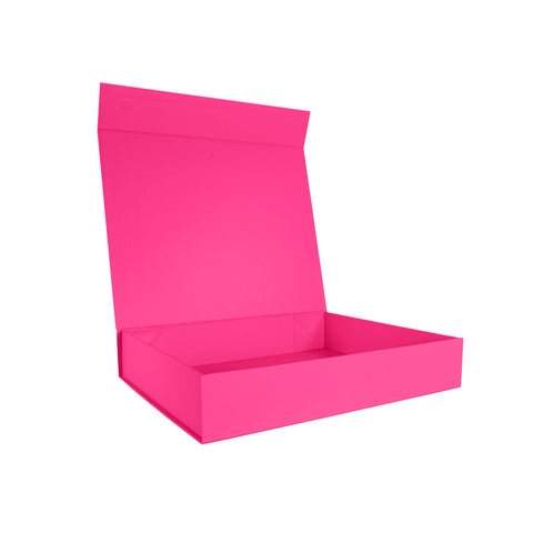 Custom Premium Magnetic Gift Box Neon Pink - Extra Large